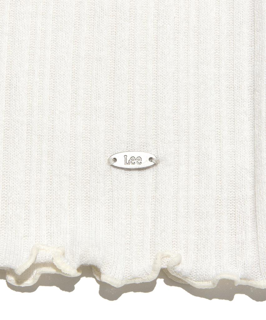 LEE Women'S Button Long Sleeve T-Shirt Ivory