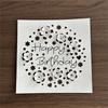 Birthday Flower Metal Die Cuts Carbon Steel Cutting Dies Embossing Stencils for Card Journal Scrapbooking Decorations