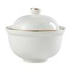 Creative Ceramic Cup Yulong Yipin Stew Cup Pumpkin Cup Hotel Restaurant Household Soup Soup Cup White Porcelain With Lid