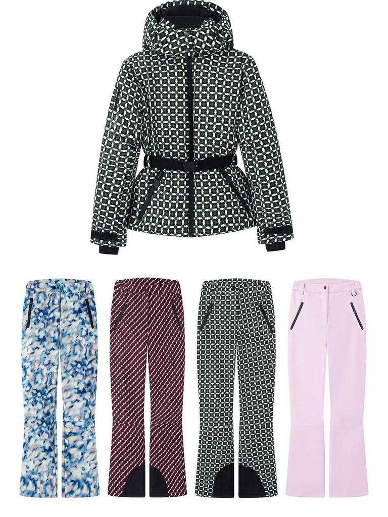 2025 Spring Collection: Women's European & American Style Waterproof Ski Jumpsuit - Warm and Fashionable