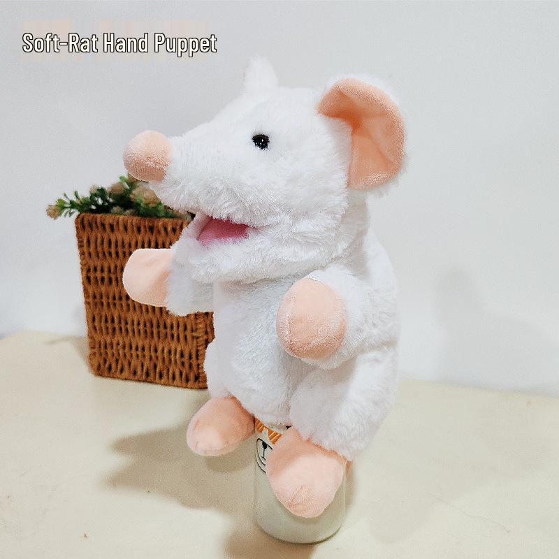 Cartoon Animal Hand Puppet Plush Doll for Kids' Interactive Play