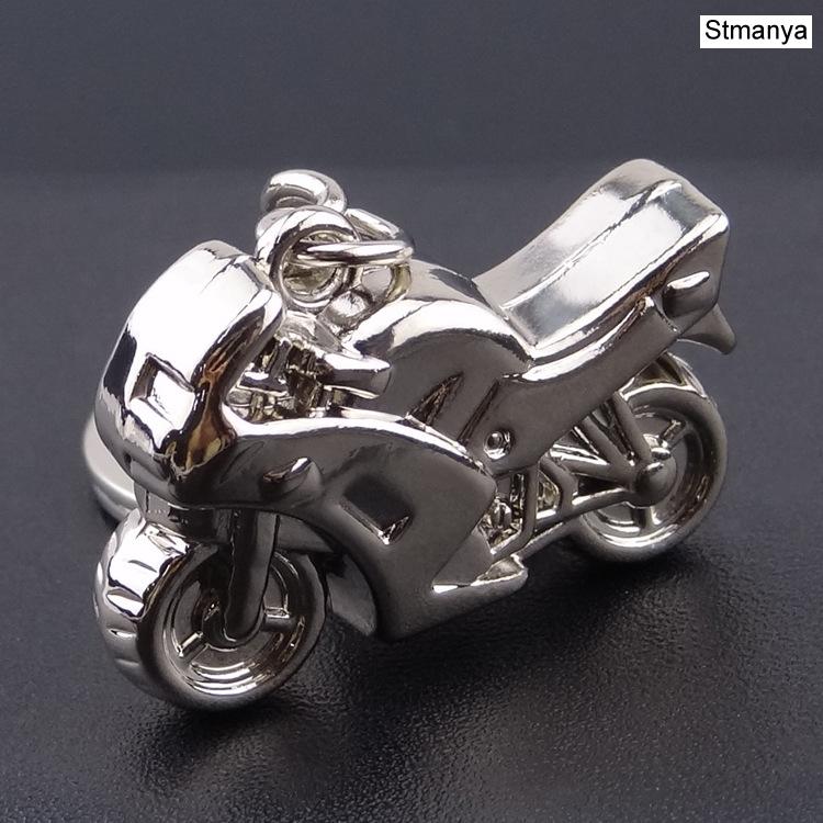 New Motorcycle Key Chain Charm Metal Keychain Men Women Car Key Ring 4 Color Key Holder Best Gift Jewelry