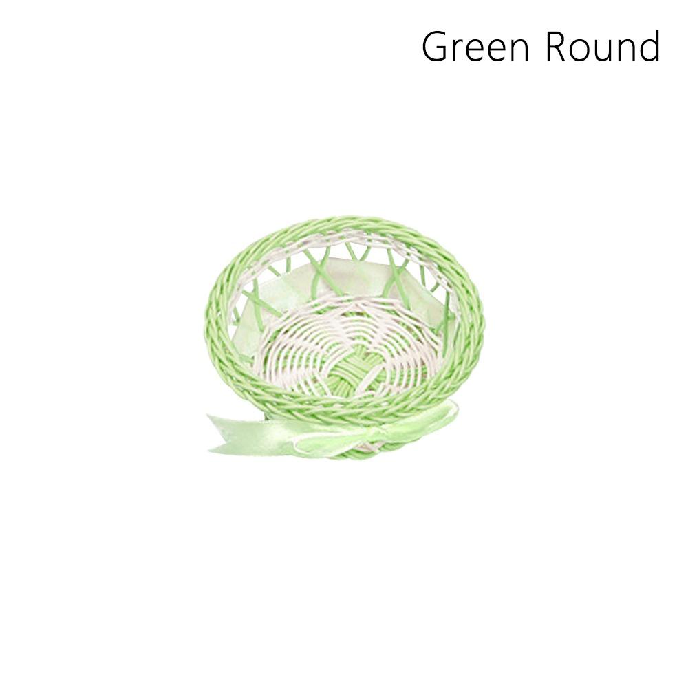 Beautiful Hand Made Flower Storage Basket Hand-Woven Round/Oval Shape Wicker Flower Basket Shopping Storage Hamper Basket