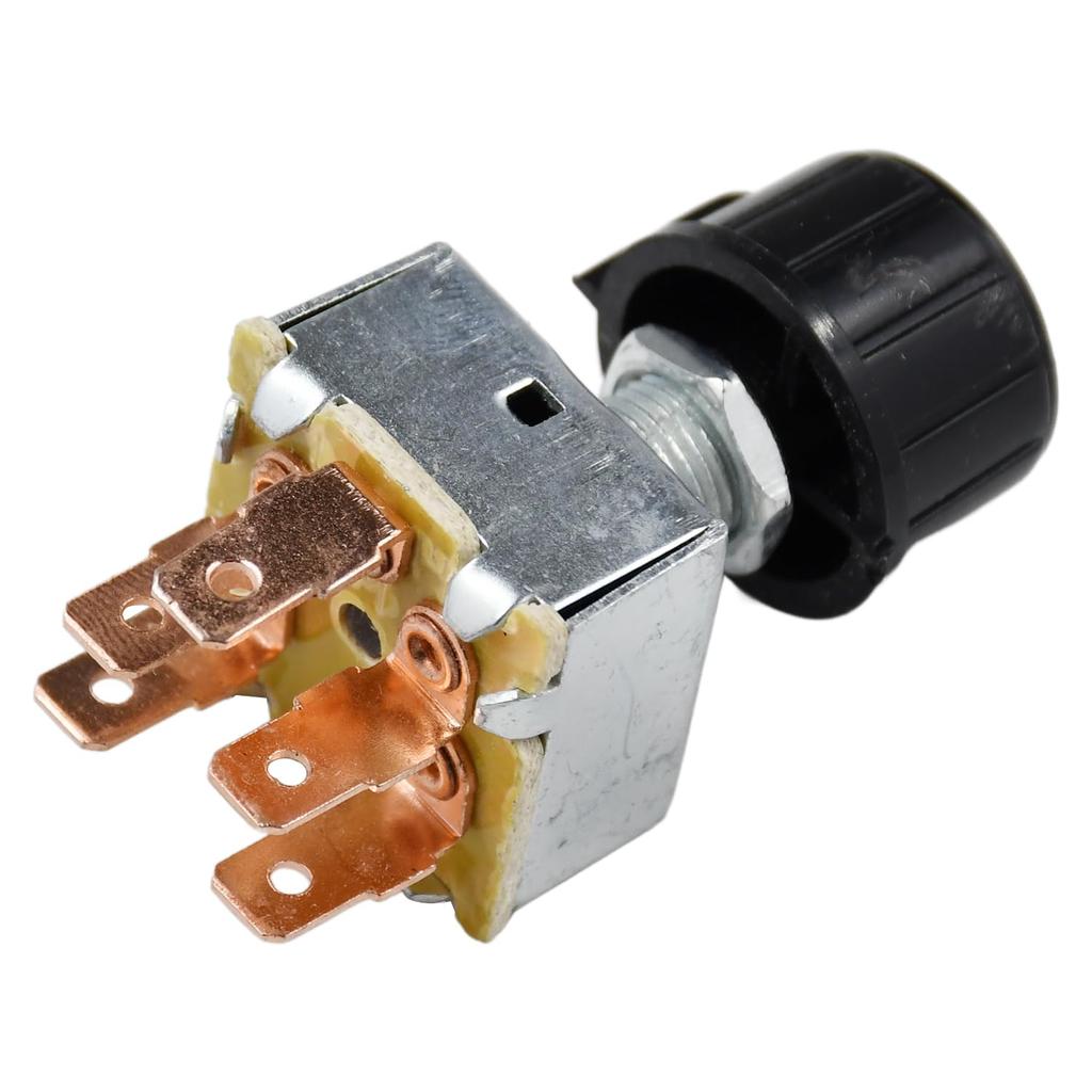 3159722 Rotary AC AIR Conditioning 3 Speed Blower Switch 12V Universal 'INDAK' Compatible with Four Seasons 35702 MEI 1151 Honda 00091-31511 Red Dot