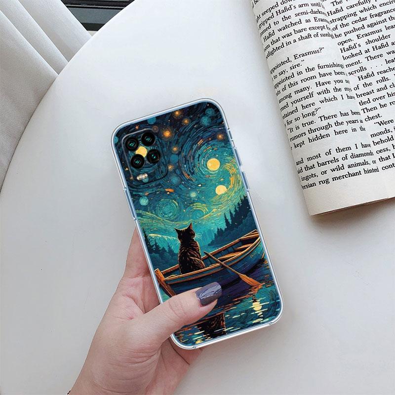 Cat Kitten Meow Transparent Phone Case for Motorola Moto Edge Plus G200 G23 E13 E15 E20 E30 G62 G71 G72 G75 G24 G15 Power