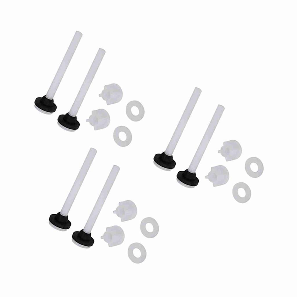 3 Pair Two Piece Toilet Water Tank Screw Set Fixings Fitting Accessory Repairing Tools