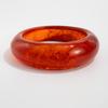 European & American Geometric Ins-Style Wide Face Acrylic Bangle - Colorful & Irregular Design