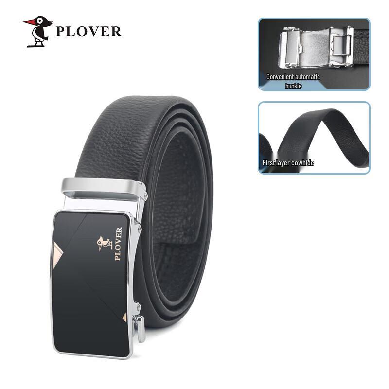 PLOVER Men s Automatic Buckle Leather Belt