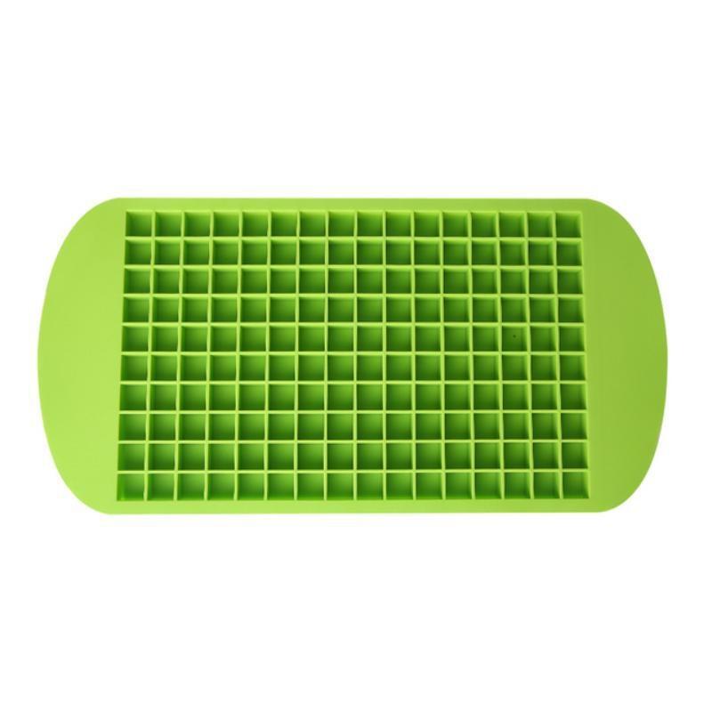 160 Mřížková mini silikonová miska na led Kostky ledu Skládací forma na led Lamač ledu Mřížka na led Malá čtvercová forma Výrobník ledu Silikonová forma