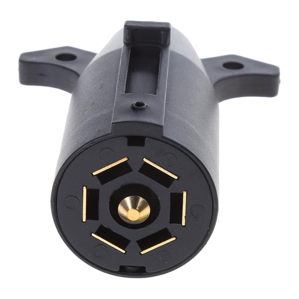 Vehicle-Side 7-Pin RV Blade Trailer Wiring Harness Connector