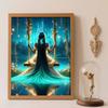 Diamond Painting 5D Round Diamond Full of Diamonds Diy Handmade Stickers, Elegant Princess Castle Home Decoration Paintings