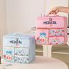 Portable Hand Carry Medicine Storage Box Foldable Multiple Drawer Compartment for Organized Home Use