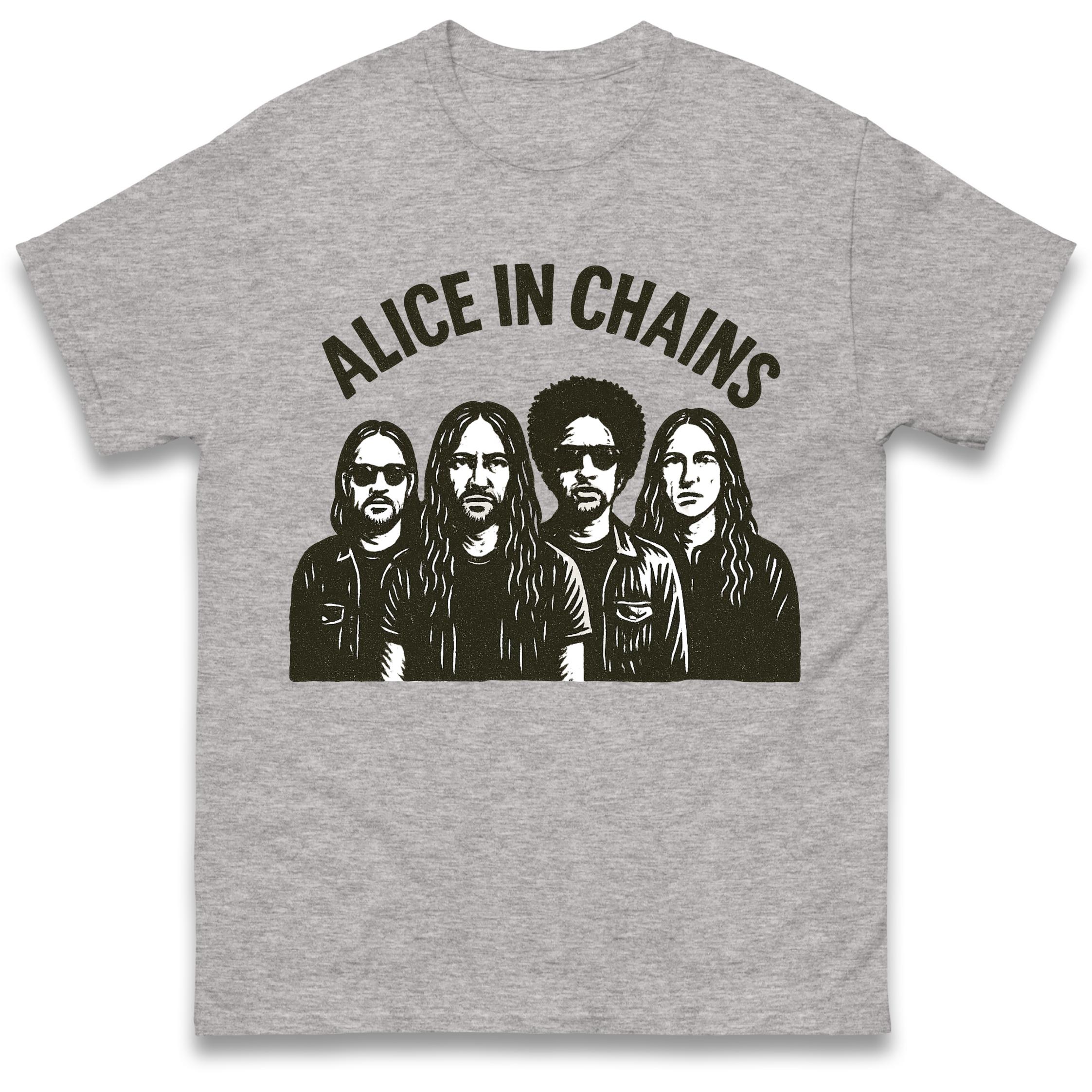 

Alice in Chains T-Shirt Tshirt Mens Womens Tops Unisex Tees 100% Cotton M