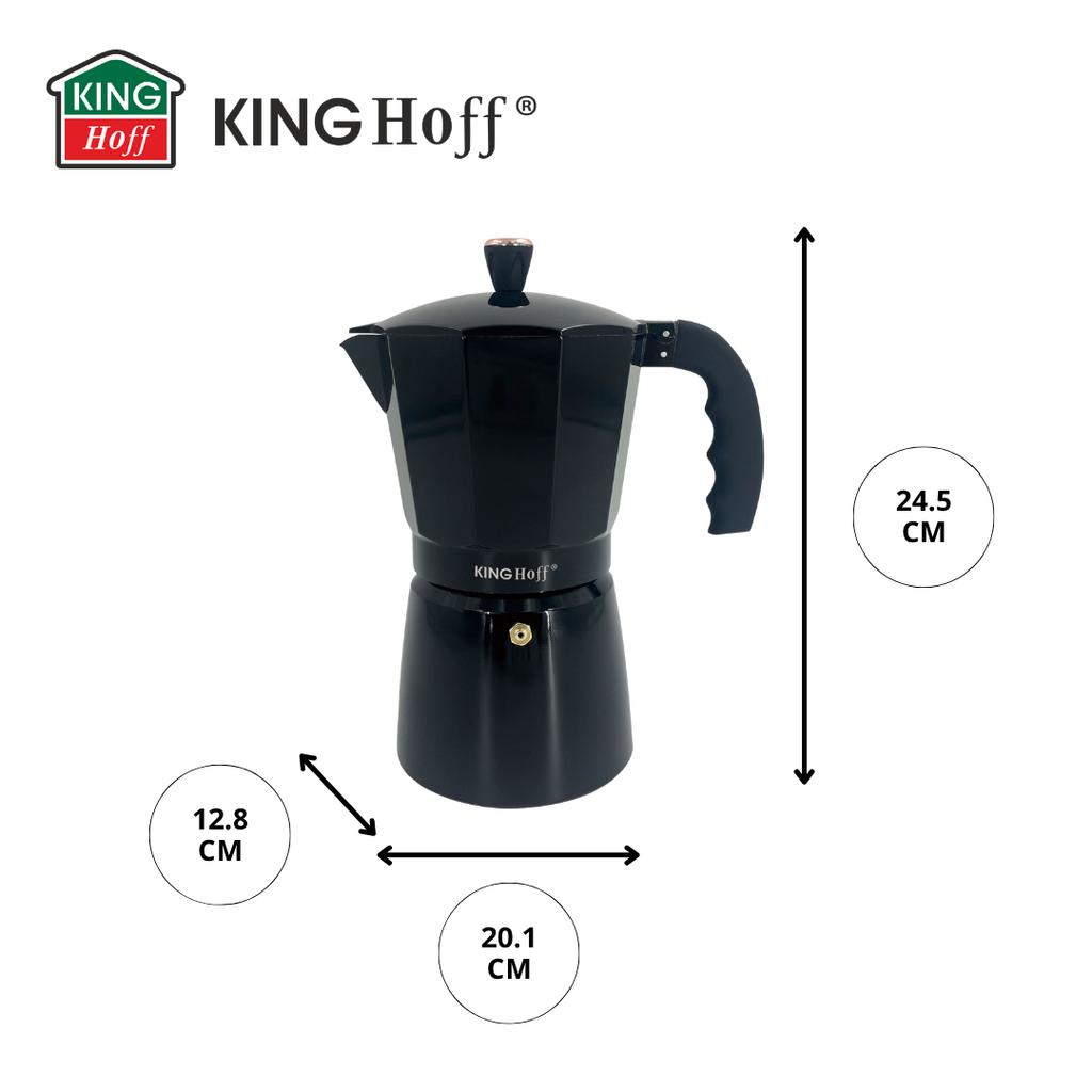 Kawiarka Espresso Kafeterka Ciśnieniowa KINGHOFF 600ml 12 Filiżanek KH-1885