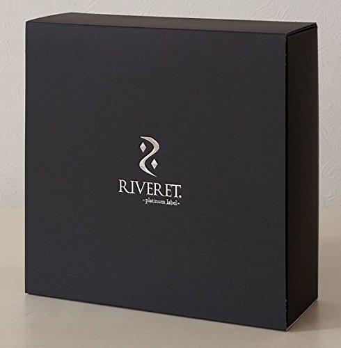 RIVERET Mugs, Large/Large, 280ml, Pair Set, Bamboo, Dishwasher Safe, White/Brown, RV-201LWLB