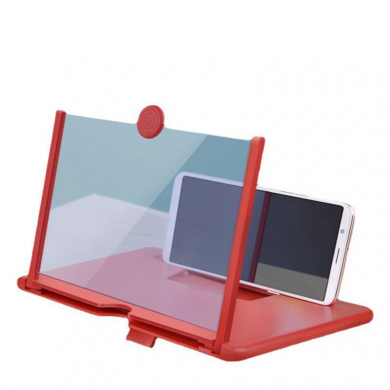 10/12-inch HD Mobile Screen Amplifier with Pull-Out Lazy Stand