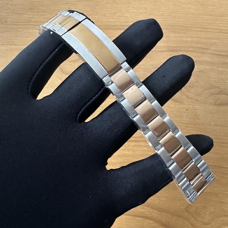 

Rolex Daytona Panda Yule Wenle Плоский Безель Нержавіюча Сталь Браслет Oyster 20/22. 22mm No Logo