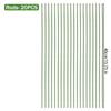 Plant Support Stakes with Orchid Clips Ties Bendable Single Stem Support Rods Holder Sticks for Potted Plants Flowers Vegetables