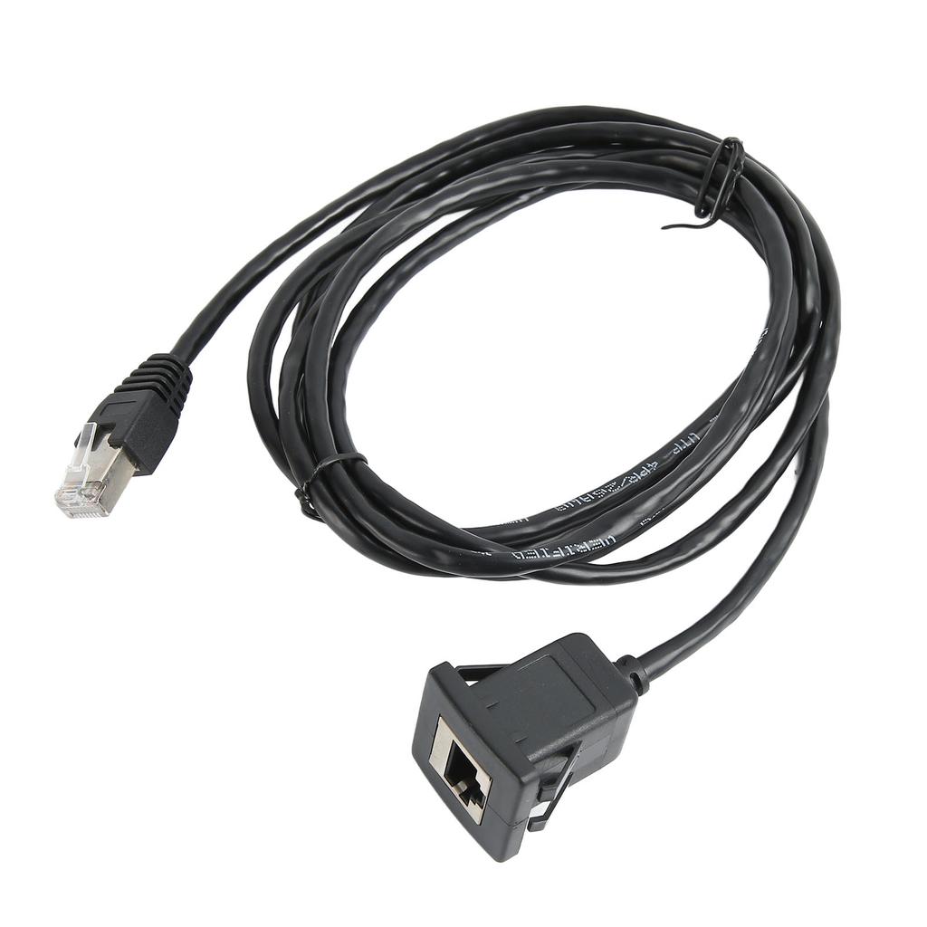 Cat5e Flush Mount Cable Universal Cat5e 100M Male to Female Ethernet Network Panel Mount Extension