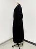 Spring 2025 European & American Women's Casual Long Solid Color Woolen Coat