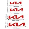 Car Hood Front Grille Emblem Rear Trunk Badge Sticker For Kia Sportage Rio Sorento Niro Soul Picanto Optima Ceed Cadenza Cerato CV8