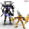 Moc Skibidi Toilet Action Figures Modello da costruzione Blocchi Camerman Titan Speakerman Surveillance Man TVMan Ragazzi Giocattoli per bambini Regali