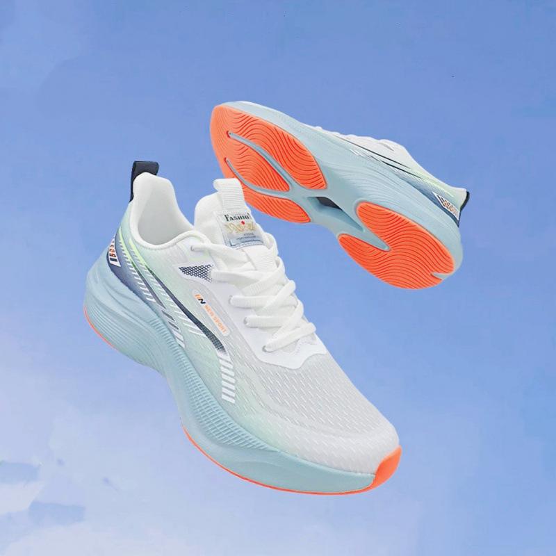 Summer season carbon plate super soft thin running shoes shock absorption training running sports shoes physical test racing sports shoes couple model