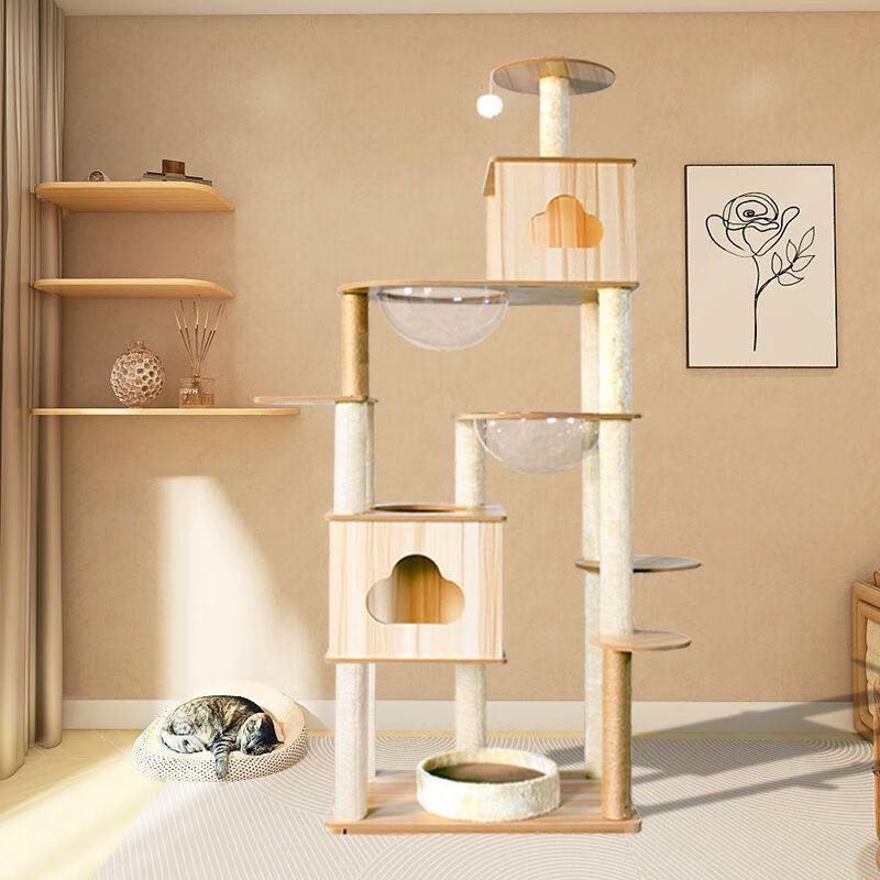Multi-Level Cat Tree Condo with Scratching Posts