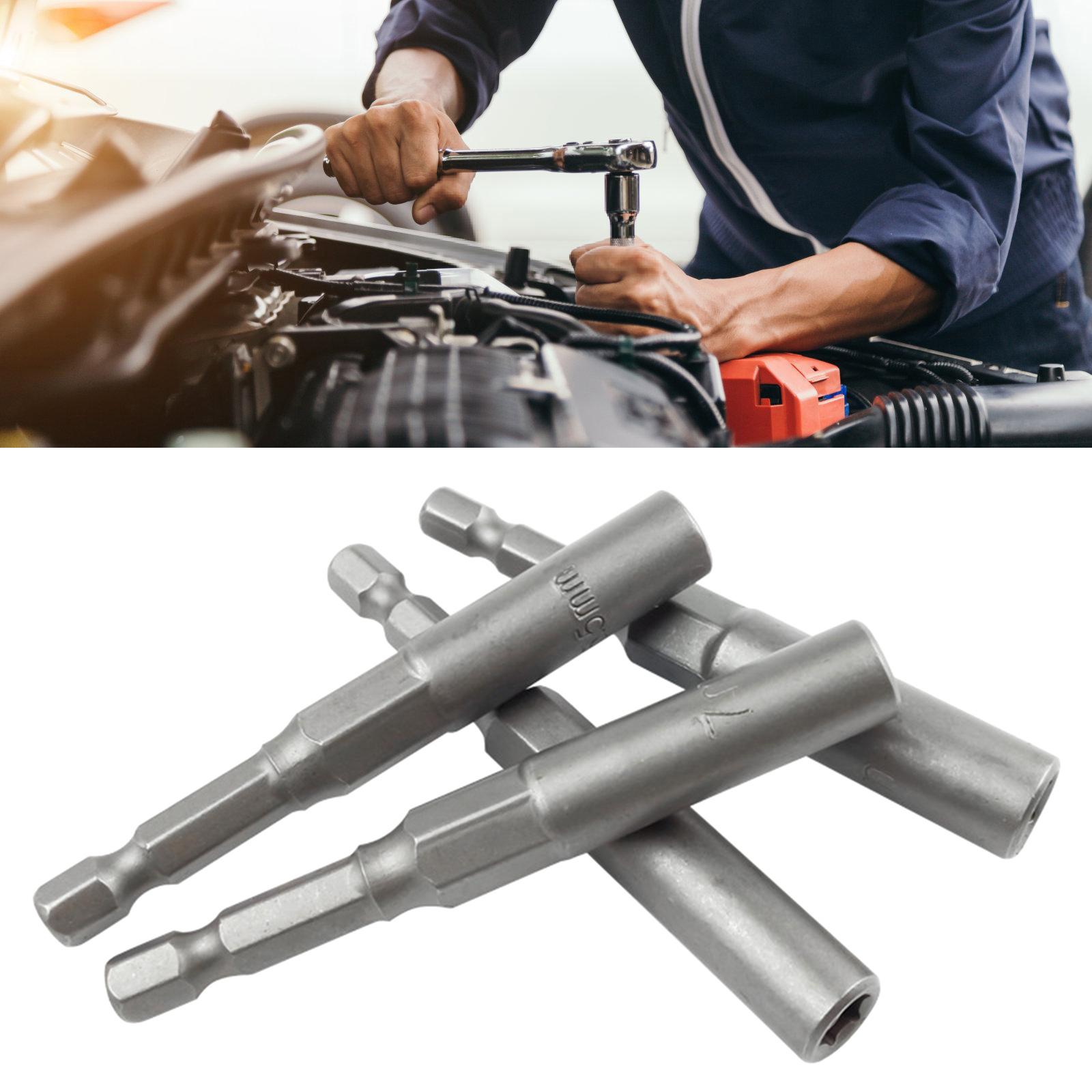 

Hexagonal Socket Set 5.5-19mm Magnetic Nut Screwdriver Adapter for Drill and Pneumatic Tool Efficient Screw Installation 13