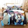 3D Print Anime Fruits Basket Bedding Set Single Twin Full Queen King Size Bed Set Adult Kid Bedroom Duvetcover Sets Home Textile