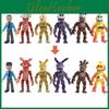 Canlı 6 Parça Fnaf Five Nights At Freddy's Işıklı Aksiyon Figürleri Çocuklar İçin