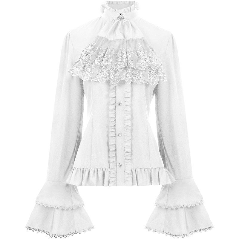 

Новая женская плиссированная рубашка, одежда, топы в стиле стимпанк XS