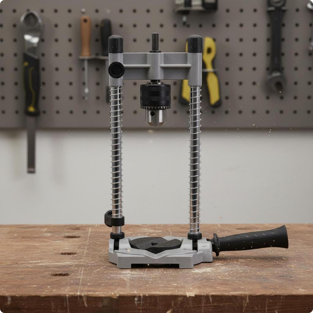 Angle Stand Multi Use Drill Press Stable Clamp Hand Holder for Workshop, Carpentry,