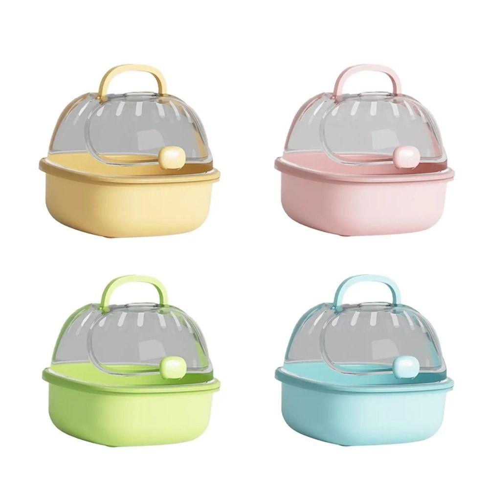 Handheld Chinchilla Outdoor Cage Portable Small Pet Carrying Box Clear Hamster Carry Case Ferrets