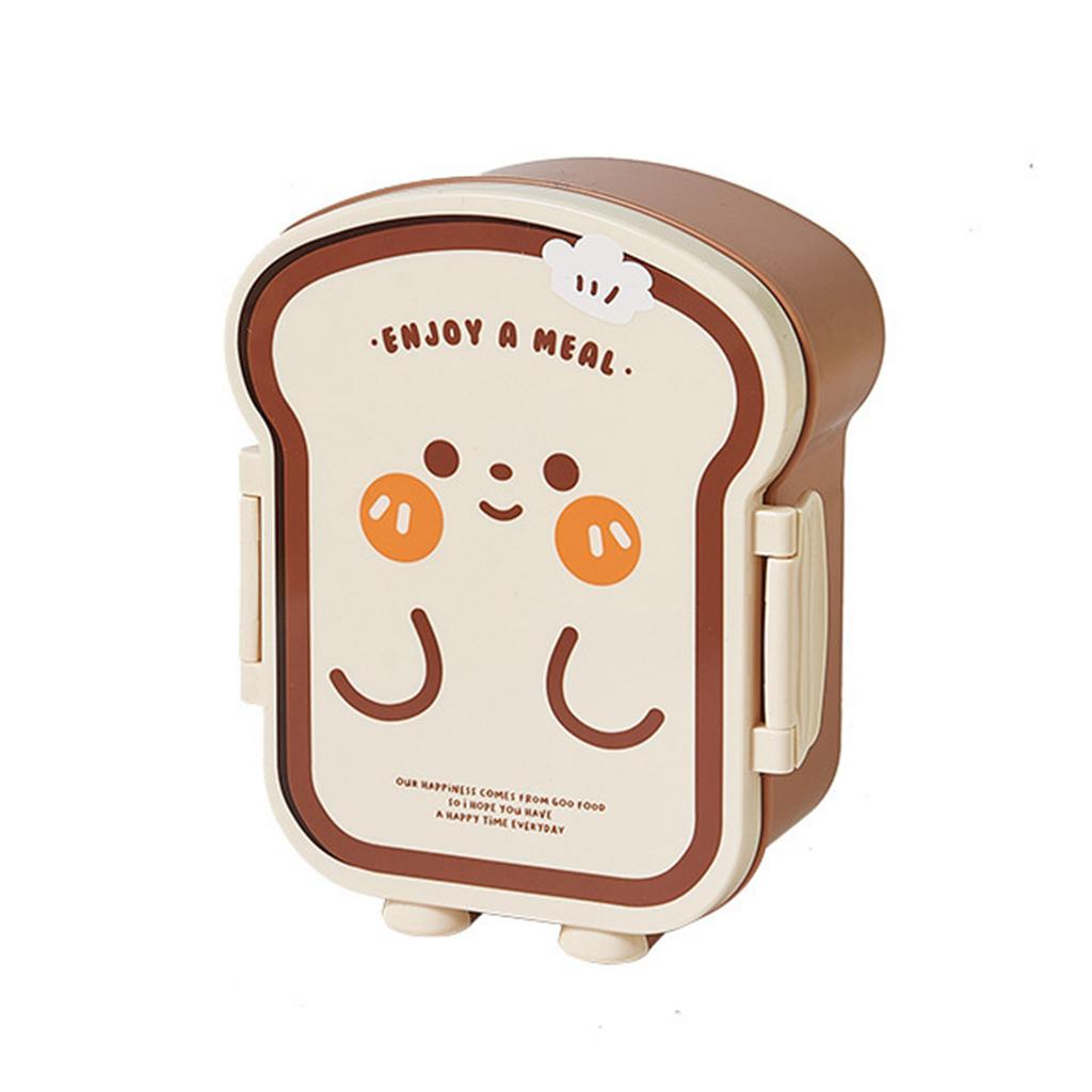 Unikátní tvar chleba Úložný box na potraviny Potravinářská plastová textura Obědový box Vhodný pro studenty a profesionály