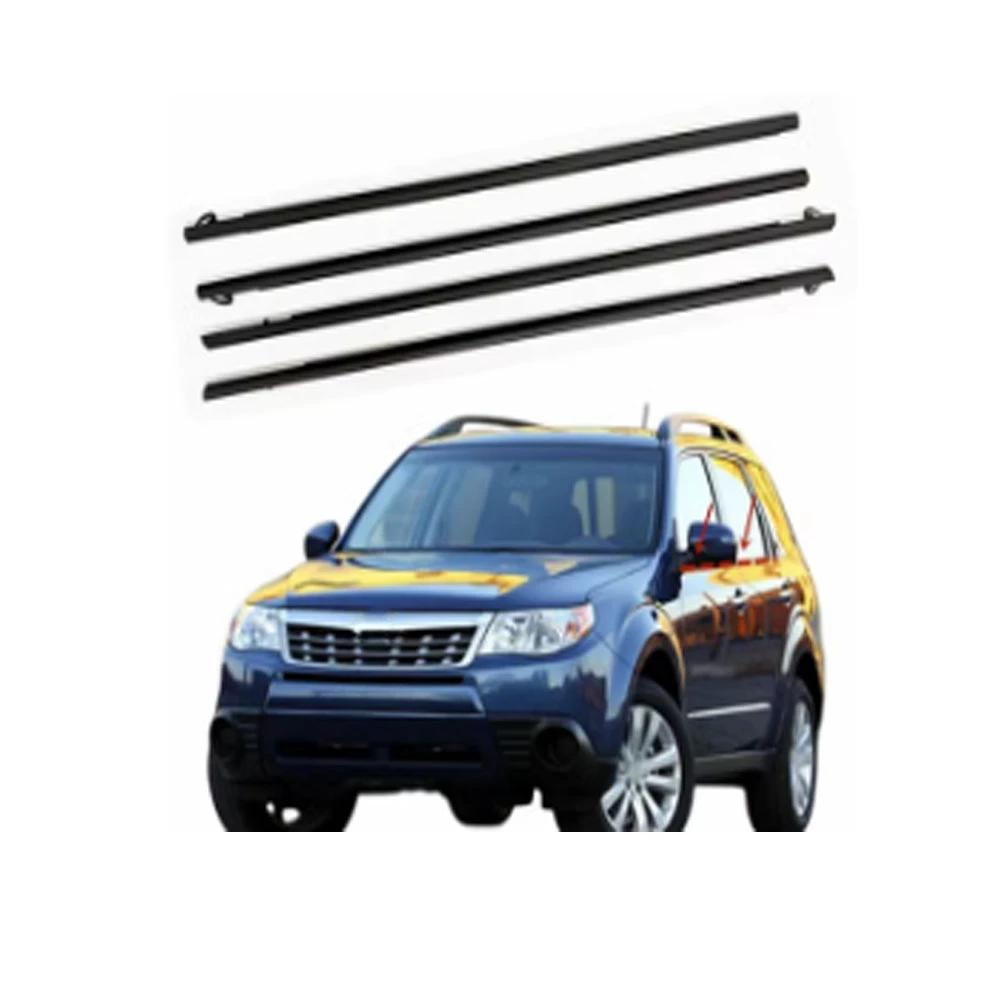 

4 Piece Outside Windows Glass Rubber for Subaru Forester 2009-2013 61280SC010 Glass Protector Weatherstrip for 62280SC000 Out LH slr 09-13 4 PCS