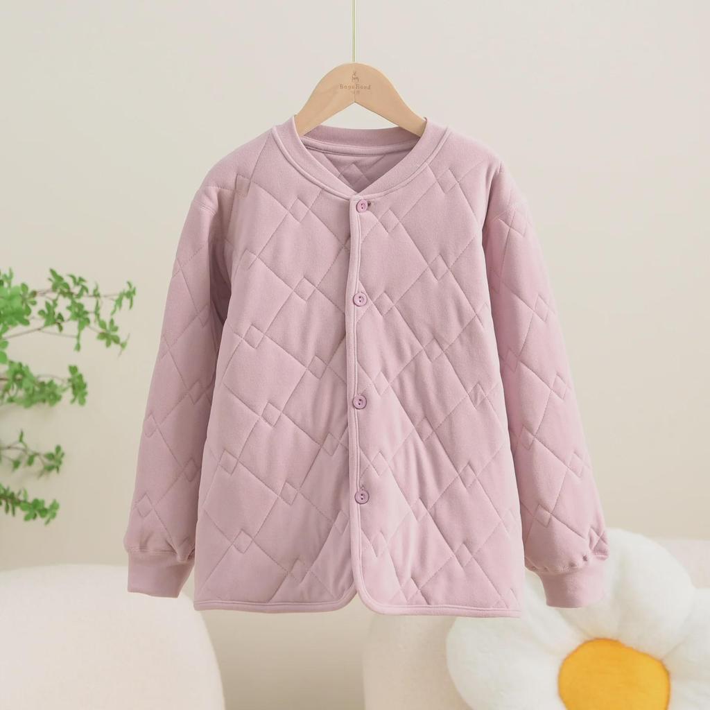 Children's Thermal Silk Quilted Coat with Magnetic Therapy, for Autumn/Winter