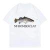 Mi Bomboclat Printed T-shirt Women Men Summer Casual Loose Funny Fashion High Street Round Neck Short Sleeve Tops T-shirt