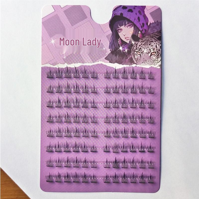 

Yue Jiaoniang Wide Stem Black Sunflower False Eyelashes - Mixed Lengths, Natural Look, Beginner-Friendly.