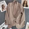2025 Women's Casual Versatile Long-Sleeve Two-Button Jacket for Spring & Autumn