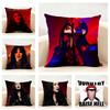 Retro Rock Band DDorothy Cushion Cover Linen Pillowcase Soft for Sofa Bed Home Room Decor