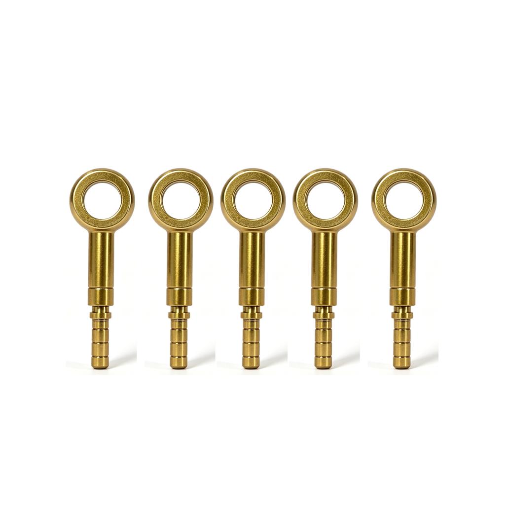 10PCS AN3 Motorcycle Motor Bike Hydraulic Brake Oil Hose Line Banjo Fitting m10x1 stainless Steel 10mm Silver/Blue/Red/Gold
