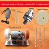 Compact Bench Grinder with Dual Coarse & Fine Wheels for Electric Grinding, Polishing, Drilling, and Sharpening Scissors & Knives
