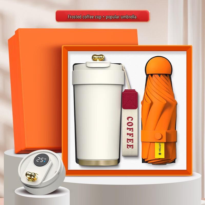 Luxury 316 Stainless Steel Thermal Coffee Cup Gift Set