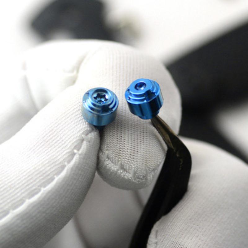 10PCS  Titanium Thumb Stud Thumb Push Knife Button Rivet Screws Nail for Griptilian 551 552 553 710 730 940 Repair