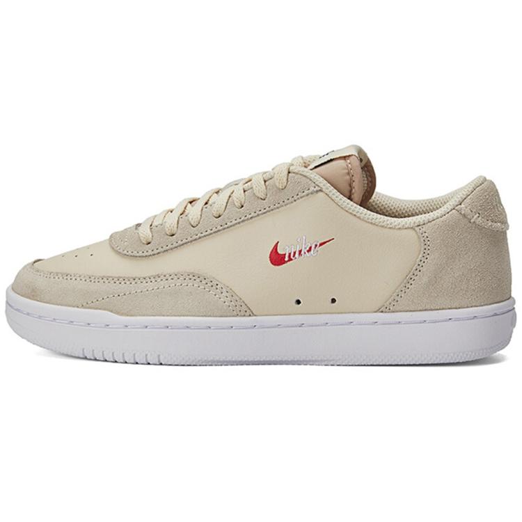 

new Nike Court Vintage Prm Beige Red Women s 36.5