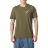 Nike T Shirts Men's Green Crew Neck Moderate FQ3867-222