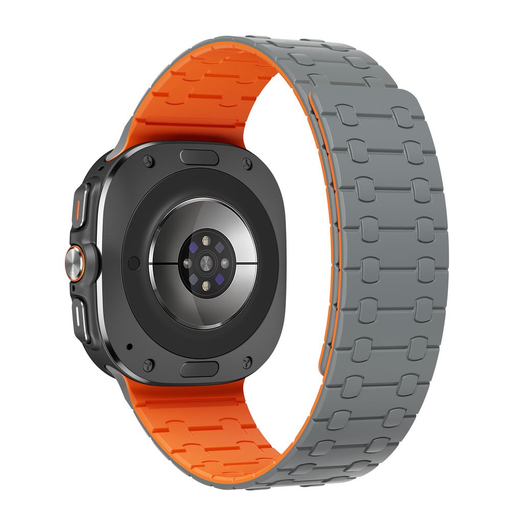 No Gaps Silicone Strap For Samsung Galaxy Watch Ultra 47mm Sports Magnetic Bracelet Belt For Galaxy Watch Ultra 2026 47mm Band