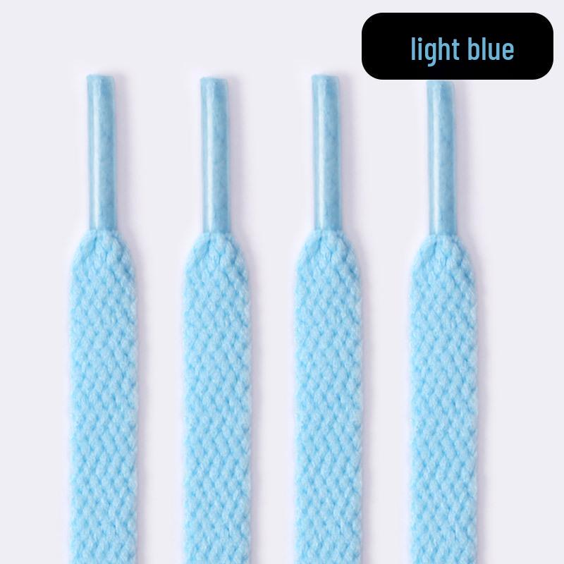 Customizable Black & White Flat Shoelaces for Air Force 1 and AJ1 Sneakers