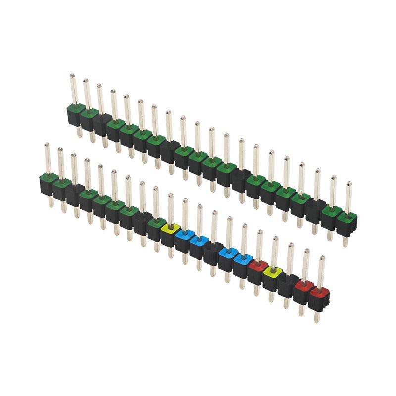 Raspberry Pi Pico Color Pin Header, Single Row, 20-Pin, 2.54mm Pitch (2-Pack)
